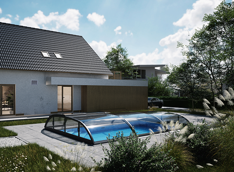 Dallas Sky Outdoor Pool Enclosure